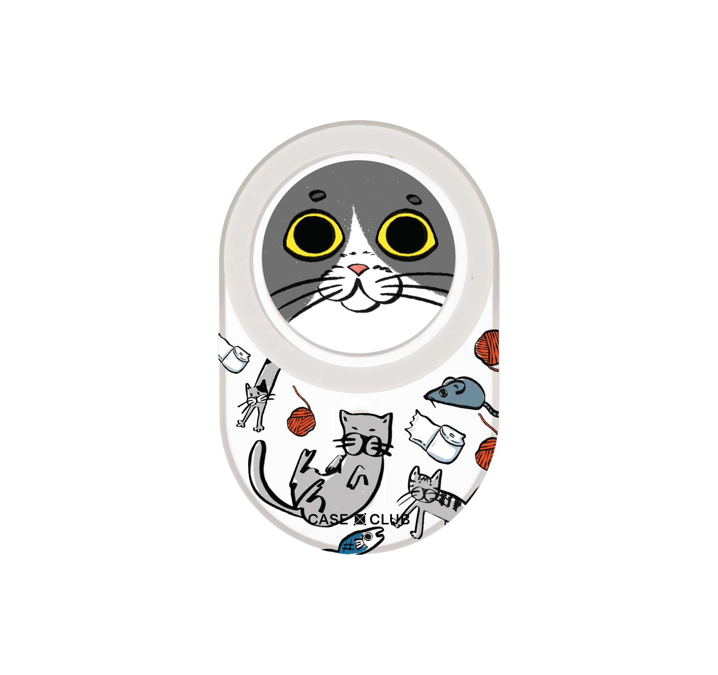 clear popgrip life of cat